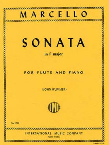 Marcello B. Sonate FA Majeur Flute