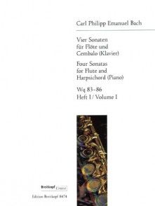 Bach C.p.e. Sonates Vol 1 Flute
