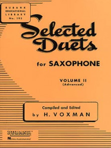 Voxman H. Selected Duets Vol 2 Saxophones