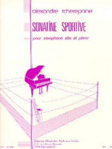 Tcherepnine A. Sonatine Sportive Saxo Alto