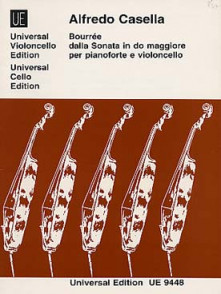 Casella A. Bourree Dalla Sonata IN DO Maggiore Violoncelle