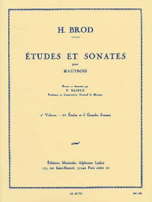 Brod H. Etudes et Sonates Vol 2 Hautbois