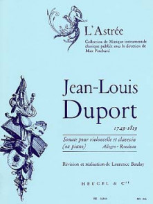 Duport J.l. Sonate Violoncelle