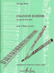 Bizet G. Chanson de Boheme Flutes