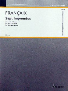 Francaix J. Impromptus Flute Basson