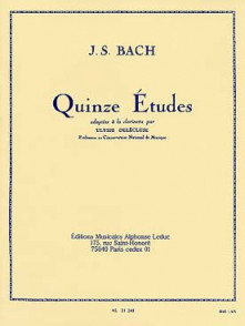 Bach J.s. 15 Etudes Clarinette