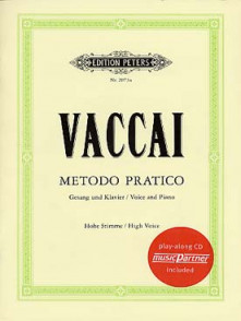 Vaccai N. Methode Pratique de Chant Voix Elevee