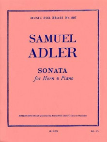 Adler S. Sonata Cor