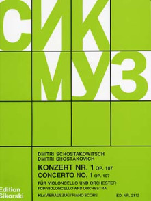 Chostakovitch D. Concerto N°1 OP 107 Violoncelle