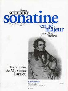 Schubert F. Sonatine N°1 en RE Majeur Flute
