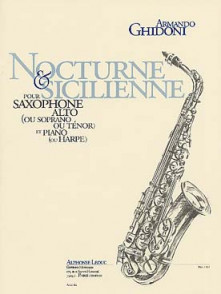 Ghidoni A. Nocturne & Sicilienne Saxo Alto