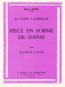 FUSTE-LAMBEZAT M. Piece en Forme de Danse Hautbois