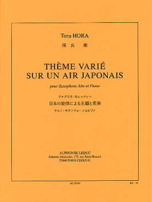 Hora T. Theme Varie Sur UN Air Japonais Saxo Alto