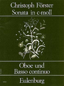 Forster C. Oboe Sonata IN C Moll Hautbois