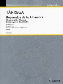Tarrega F. Recuerdos de la Alhambra Trio Cordes