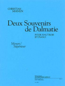 Manen C. Deux Souvenirs de Dalmatie Hautbois