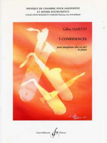 Martin G. 5 Confidences Saxo Alto