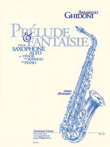 Ghidoni A. Prelude et Fantaisie Saxo Alto