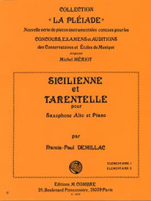 Demillac F.p. Sicilienne et Tarentelle Saxo Mib
