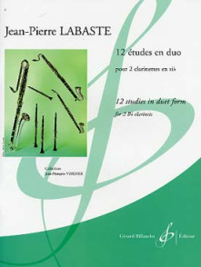 Labaste J.p. 12 Etudes en Duo Clarinettes Sib
