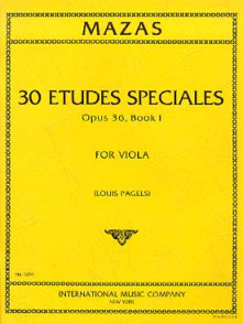 Mazas Etudes Speciales OP 36 Vol 1 Alto
