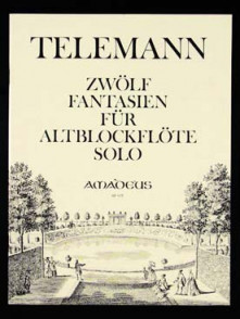 Telemann G.p. 12 Fantaisies Flute Alto