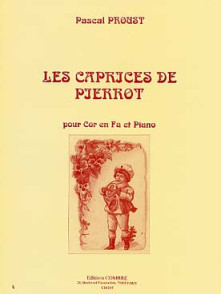 Proust P. Les Caprices de Pierrot Cor en FA