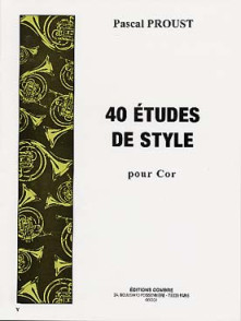 Proust P. 40 Etudes de Style Cor