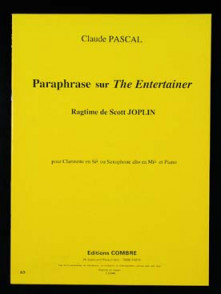 Pascal C. Paraphrase Sur The Entertainer Clarinette OU Saxo Alto
