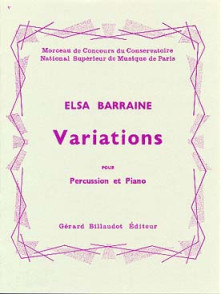Barraine E. Variations Percussion