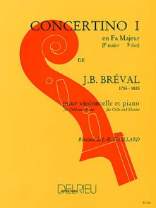 Breval J.b. Concertino N°1 Violoncelle