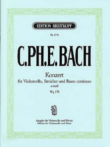 Bach C.p.e. Concerto la Mineur Violoncelle