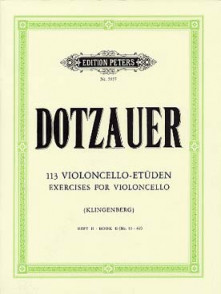 Dotzauer 113 Etudes Vol 2 Violoncelle
