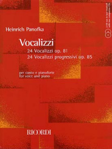 Panofka H. 24 Vocalises Progressives OP 85  OP 81CHANT