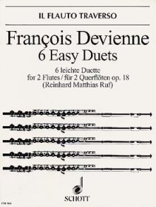 Devienne F. 6 Easy Duets OP 18 2 Flutes