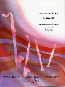 Lefevre X. 7ME Sonate Clarinette