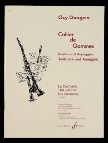 Dangain G. Cahier de Gammes Clarinette