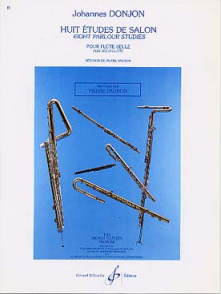 Donjon J. 8 Etudes de Salon Flute