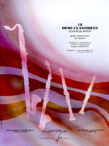 18 Duos Classiques Vol 2 Clarinettes