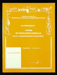 Vergnault M. Cours de Formation Musicale P1