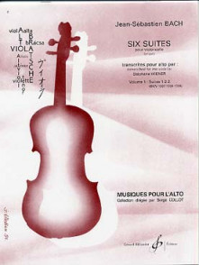 Bach J.s. 6 Suites Vol 1 Alto
