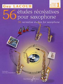 Lacour G. 56 Etudes Recreatives Vol 1 Saxo