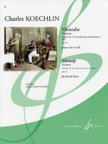 Koechlin C. Monodie Cor en FA