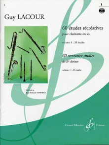 Lacour G. 60 Etudes Recreatives Vol 1 Clarinette