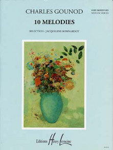 Gounod C. 10 Melodies Voix Moyennes