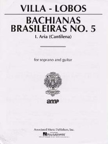 VILLA-LOBOS H. Bachianas Brasilieras N°5 Soprano Guitare