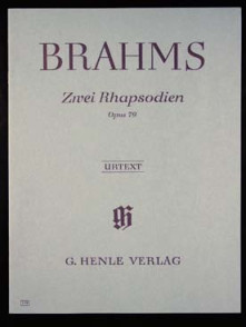 Brahms J. Rhapsodies OP 79 Piano