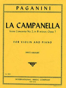 Paganini N. la Campanella OP 7 Violon