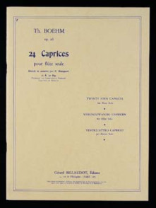 Boehm T. 24 Caprices OP 26 Flute