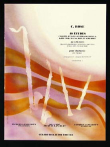 Rose C. 40 Etudes Vol 1 Clarinette
